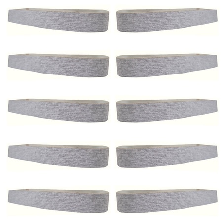 Specialty Diamond 1-1/2 Inch x 30 Inch Aluminum Oxide Sanding Belt, 600 Grit - WHITE, PK 10 HPG600W-10